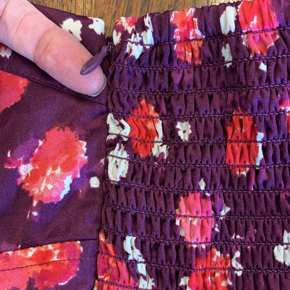 Strapless top - pretty and soft with flowers - Picture 5 of 5